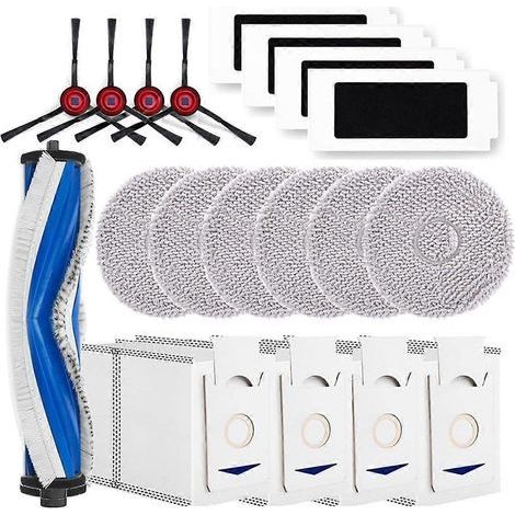 Accessoires pour aspirateur robot ECOVACS DEEBOT T30 Pro Omni / T30 Omni : brosse principale, sacs à poussière, etc. (1/5)