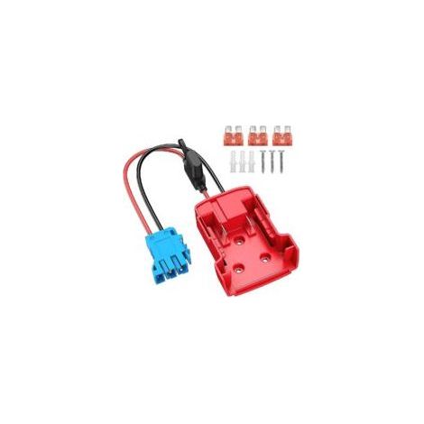 Adaptateur de batterie Power Wheels pour voitures électriques jouets Peg-Perego, avec connecteur de faisceau de câbles, fil 12AWG et fusible 40A. (1/2)