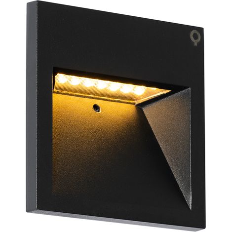 Modern Wall Light Black Incl. LED - Gem 2