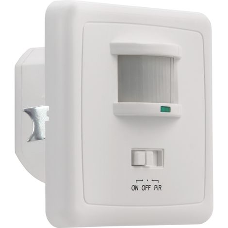 Sensor de movimiento 300W 120° MERGE JQL empotrable IP20 blanco 07690 (1/3)
