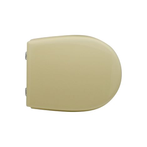 Abattant WC pour WC Incea Nube 42,5-44,5 x 36 cm Abattant WC Champagne avec charnie'res re'glables et sie'ge en bois moule'