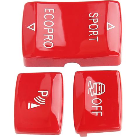 ESP Anti-Rutsch-Schaltknöpfe-Set für BMW F20 F21 F22 F23 (3-teiliges Set, mit Radarsensor, rot)