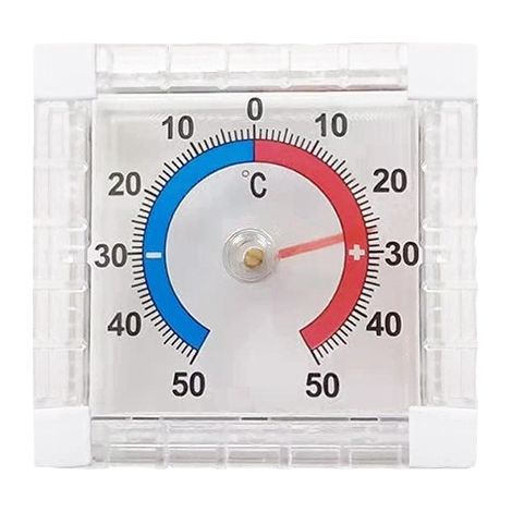 Innen-/Außenthermometer mit farbcodierter Anzeige