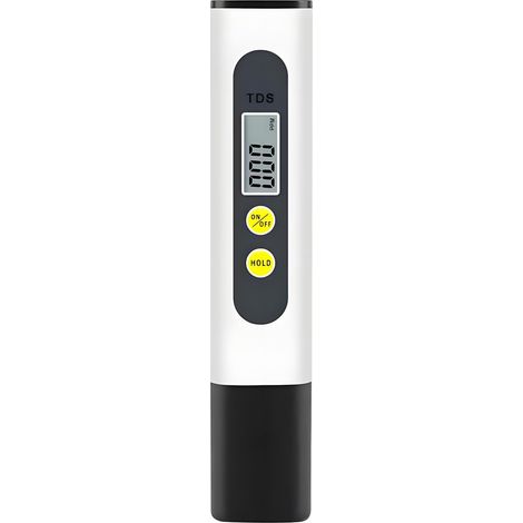 Medidor de TDS, analizador digital de agua con un rango de medición de 0 a 9990 ppm, portátil para acuicultura, piscinas y análisis de agua del grifo.