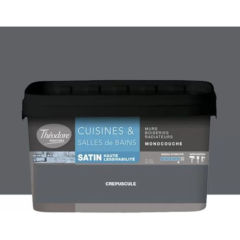 Peinture Cuisines & Salles de Bains Théodore Crépuscule 2,5 L (1/2)