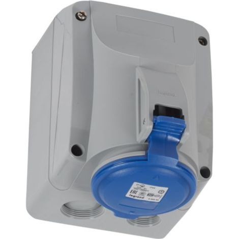Presa da parete fissa P17 IP44 32A - 200V - 250V - 2P+T