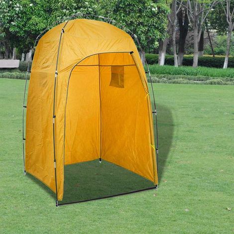 Tente de douche WC Dressing-Cabine de douche Jaune (1/5)