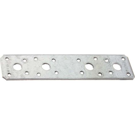 Lastrina giunzione piana 180x40x3mm Zincata
