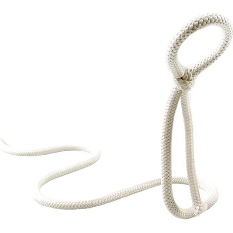 Porte-bouteilles de vin rouge suspendu, effet magique, avec support en corde, blanc (1/5)