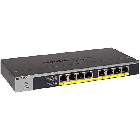 Netgear GS108LP Non-géré Gigabit Ethernet (10/100/1000) Connexion Ethernet, supportan... (1/6)