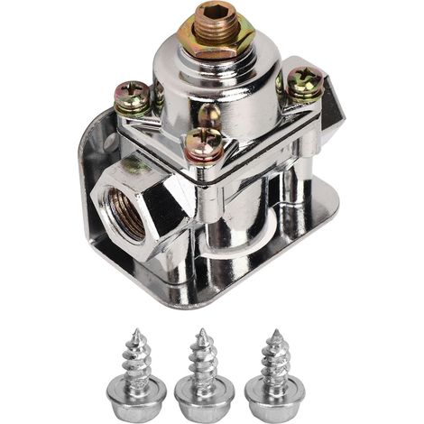 Robinet à carburant 3/8 pouces avec régulateur de pression 4,5 à 9 PSI, alliage de zinc, contrôle précis, 12 803 (1/5)