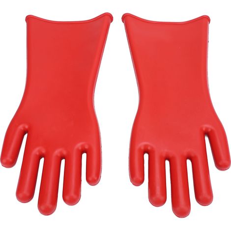 1 paire de gants de protection électrique isolants en caoutchouc étanches 12000V (1/5)
