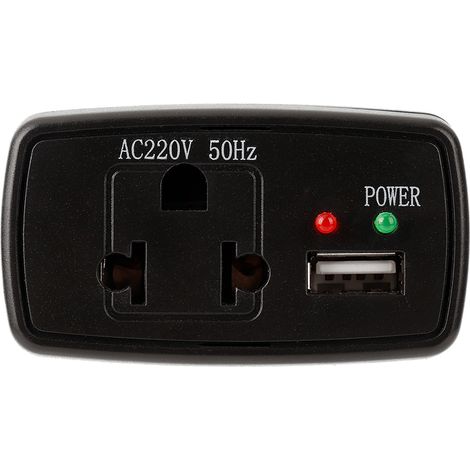 Convertisseur 12V DC vers 220V AC 75W avec Port USB pour Voiture (1/5)
