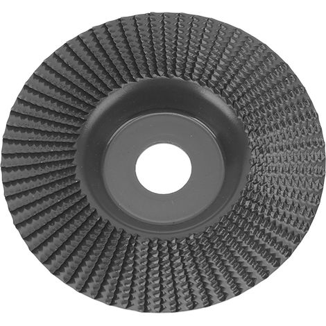 Disque à sculpter le bois, roue de façonnage 125 mm en carbure de tungstène, accessoire pour le travail du bois, noir (1/5)