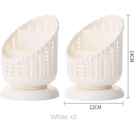 Boîte De Rangement Pour Stylos - Support De Bureau Avec Tiroir À Télécommande - Pour Crayons À Sourcils Lipsticks Stylos Études Bureau Domestique - 1 Pièce (1/5)