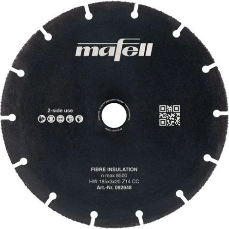 Mafell Lama da taglio HW 185 mm per legno KSB-FI 185 cod. 092648 (1/3)