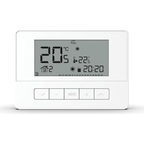 Tech Regolatore di temperatura serie A bianco compatto