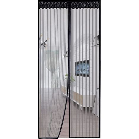 Mosquito Net Window Mosquito Net Door Window Magnetic Automatic Closing Curtain Door Insect Repellent with Magnets and Adhesive Strip Without Drilling (90x210cm) (1/5)