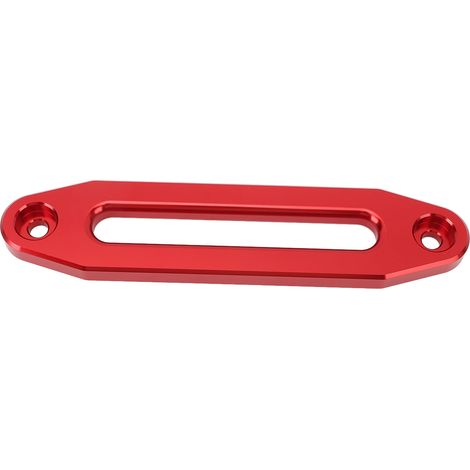 Guide de câble de treuil 11.6in alliage d'aluminium 12000 Lbs remorquage fairleads pour synthétique rouge (1/5)