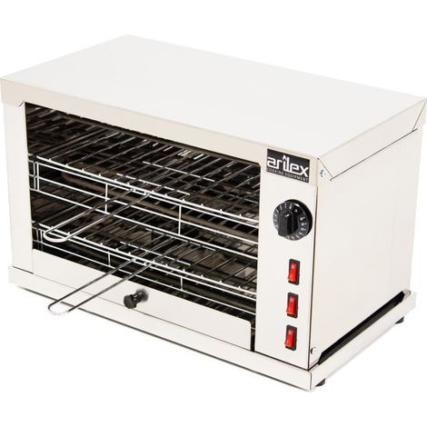 Grille-pain électrique - 2 niveaux - Avec minuterie - Résistances blindées - Arilex (1/2)