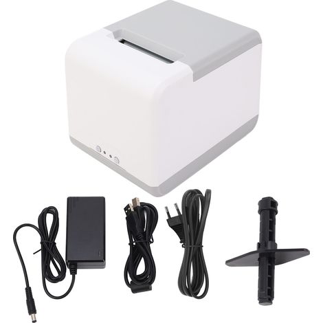 Imprimante thermique USB Bluetooth, vitesse 100 mm/s, étiquette de reçu, pour Restaurant, magasin de vêtements, prise ue (1/5)