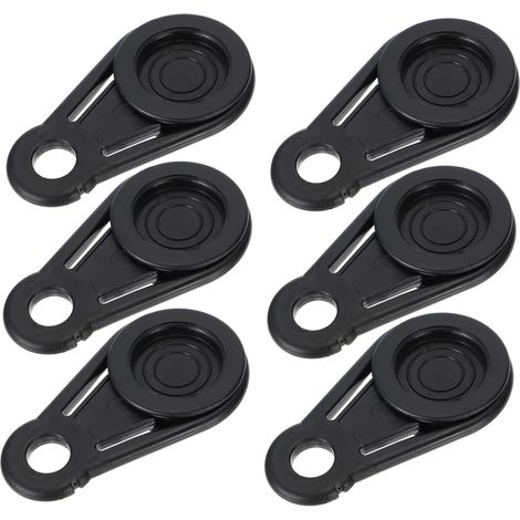 CCYKXA 10 Stück Zeltclips zur Befestigung und für Planen-Campingzubehör, einfache und sichere Installation