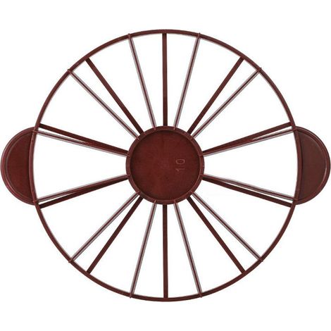 Marqueur de portion de gâteau de qualité alimentaire, rond, pour 10/12 parts de gâteau, coupe-parts égales, diviseur de gâteau à pain, outil de pâtisserie, rouge foncé (marron), 126 g/4,4 oz (280) (1/5)