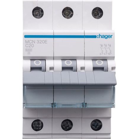 Interruttore automatico HAGER C20A MCN320E 3P