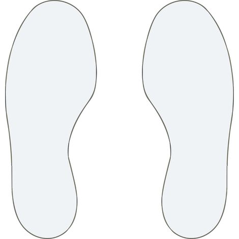 FRANKEL kaiserkraft, Marquages des sols en PVC, pieds, 5 (1/3)