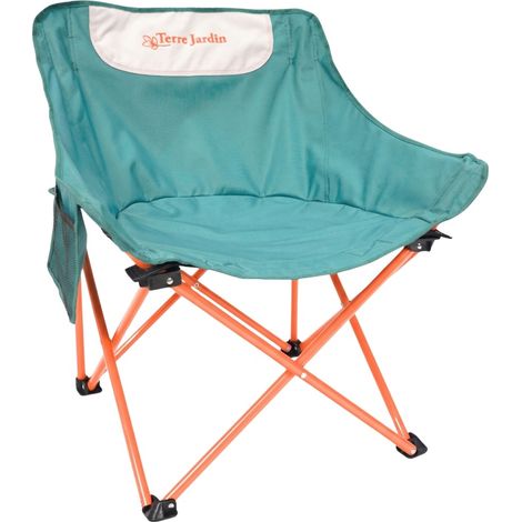 Chaise de camping pliante oxford 600D verte Camphoria (1/5)