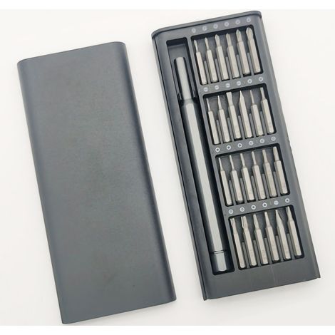 24-in-1 Magnetisches Präzisionsschraubendreher-Set, S2-Bits mit Kunststoffgriff, Smartphone-Reparaturwerkstatt (1/5)