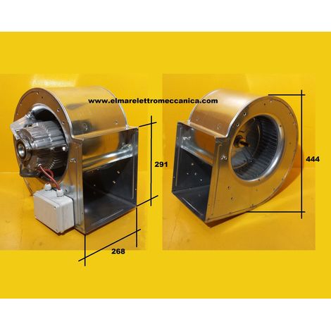 DD10/8 3100 m3/h 1400 giri Ventilatore Centrifugo 550 W Monofase CAPPA
