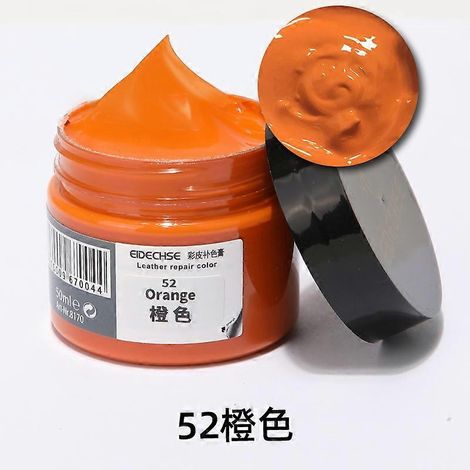 Teinture pour cuir sacs en cuir canapés réparation de la couleur des tiges de chaussures - Orange 52