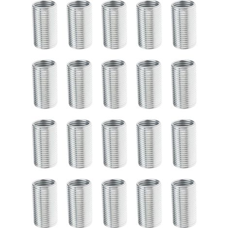 Adaptateurs de Filetage M12 X 1,0 Mm Vers M10 X 1,0 Mm Manchon Réducteur écrou pour Lustres Et Suspensions 20 Mm (1/2)