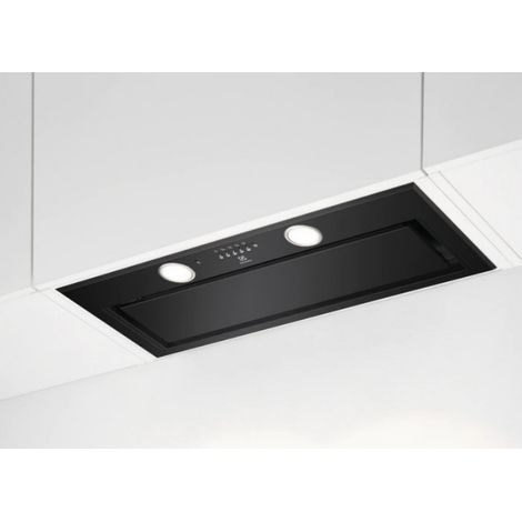 Electrolux – Hotte tiroir encastrée noire 700 m³/h – Efficacité énergétique A – 4 vitesses – Éclairage LED – Filtres aluminium lavables