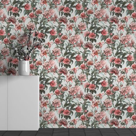 Papier peint panoramique - Motif Fleurs - 325 cm x 203 cm (1/3)