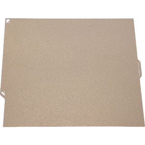 Plaque de construction PEI pour imprimante 3D Elegoo Centauri Carbon, plate-forme texturée sur 2 côtés, lit chauffant flexible et amovible, feuille de tapis d'impression 260 x 271 mm, doré (1/5)
