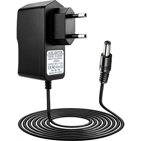 26V 500mA Chargeur Aspirateur 100 200 500 700 800 Adaptateur Alimentation HF122RH HF122GPT HF522NPW HF522SFP Balai Sans Fil 1,8M (1/5)