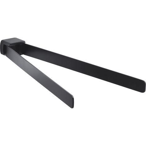 GEDY PI231400100 PIRENEI Toallero Doble Negro Mate - ref: PI231400101
