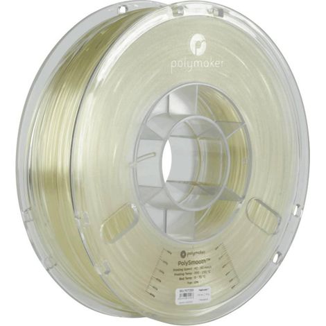 Polymaker filamento PolySmooth transparente 750g 1.75mm