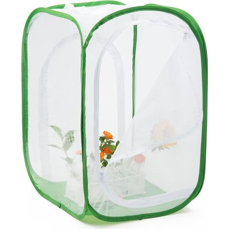 Rosvola Insekten- und Schmetterlingshabitat-Gartenset, faltbarer Pop-up-Käfig, 60 x 60 x 90 cm (1/5)