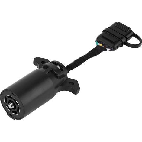 Adaptateur de Remorque, 7 à 4 Broches Adaptateur de Remorque Convertisseur de Connecteur à Prise Ronde. (1/5)