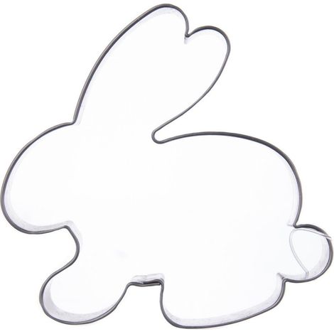 Ausstecher aus Stahl, Osterhasen-Lebkuchenform, 6,5