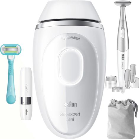 BRAUN IPL Silk Expert Mini IPL PL1115 Bikini-Beine-Gesichts-Epilierer 1 Stück. (1/3)