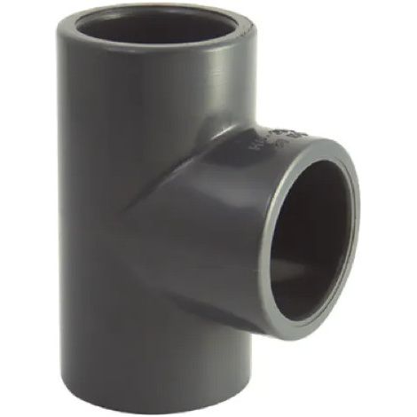 Té PVC pression 90° diamètre 25 mm, 16 bars