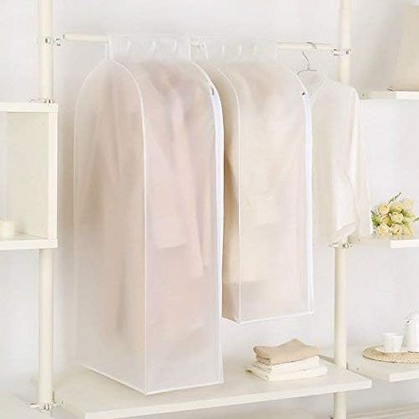 Filiyano-Sacs en plastique pour vêtements, transparents, imperméables, anti-poussière, protecteurs (1/5)