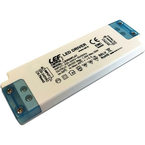 LEF LED-Netzteil 30W 24VDC Flach On-Off LE3024FLAT