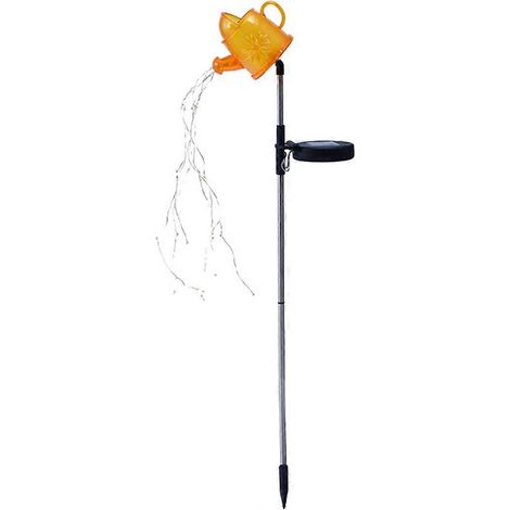 Lampe solaire jaune pour bouilloire et douche extérieure (1/5)