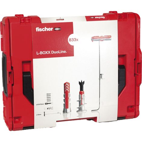 Fischer Duo-Line Dübel-Set in robuster und stabelbarer L-Boxx, Inhalt 833 Dübel (1/5)