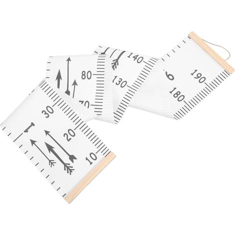 Toise flèches amovible – règle décorative suivi croissance garçons/filles chambre (1/5)